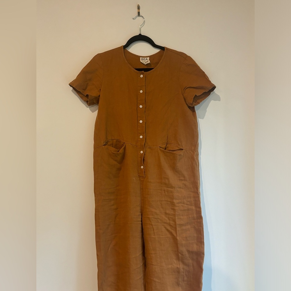 Beaton Linen Jumpsuit size S